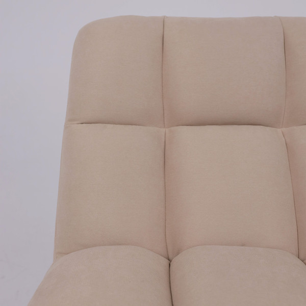 Изображение товара Кресло мягкое AksHome Grande поворотное (песочная ткань, Linen Fabric-3/черный)