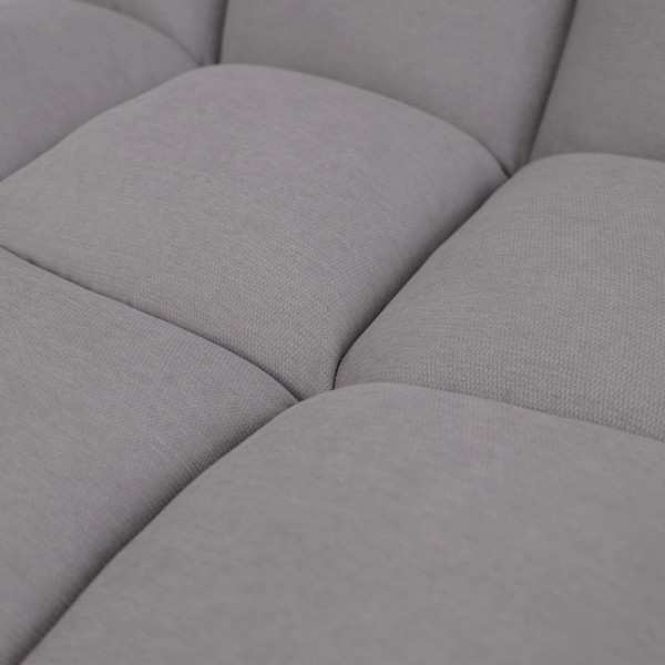 Изображение товара Кресло мягкое AksHome Grande поворотное (серая ткань Linen Fabric-11/черный)