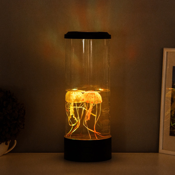 Изображение товара Ночник Risalux Аквариум с медузами 10757219 (черный)