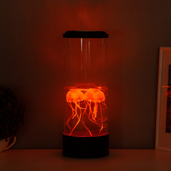 Изображение товара Ночник Risalux Аквариум с медузами 10757219 (черный)