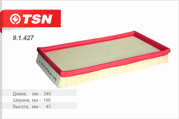 Изображение товара Воздушный фильтр TSN 9.1.427