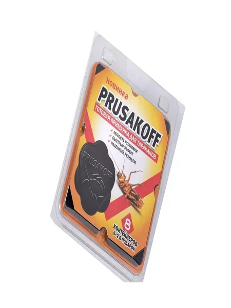Изображение товара Набор ловушек для насекомых Prusakoff Для тараканов (8шт)