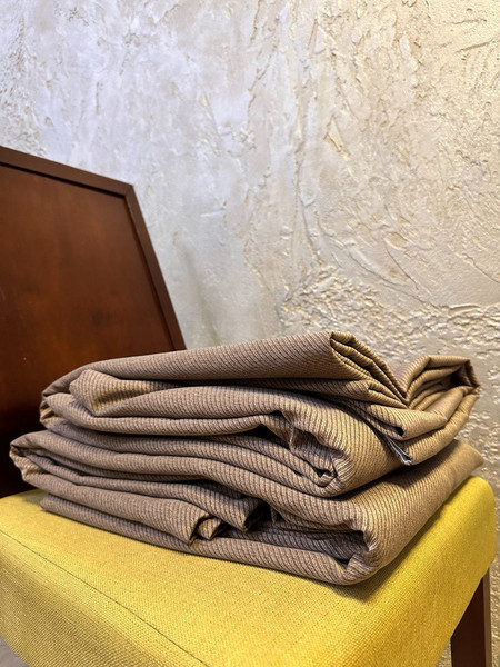 Изображение товара Комплект штор Ника Зварико 8-300270 блэкаут 150x270 (2шт, венге/коричневый)