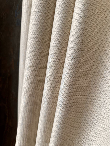 Изображение товара Комплект штор Ника Зварико 8-300270-03 блэкаут 150x270 (2шт, соломенно-молочный меланж)