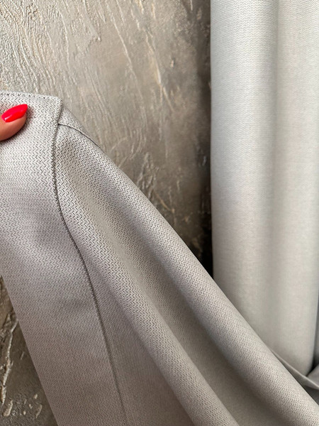 Изображение товара Штора Ника Зварико 8-200250-04 блэкаут 200x250 (светло-серый меланж)