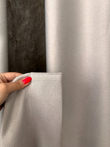 Изображение товара Штора Ника Зварико 8-200270-04 блэкаут 200x270 (светло-серый меланж)