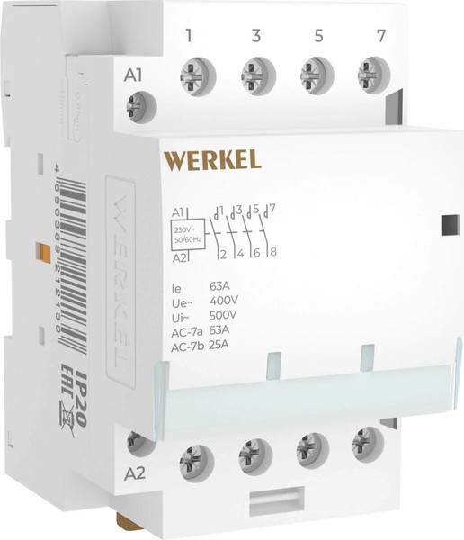 Изображение товара Контактор Werkel 63 A 4NO / W943M63O