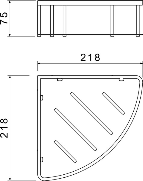 Изображение товара Полка для ванной Aquatek AQ4926BG (золото)