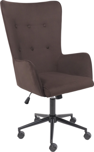 Изображение товара Кресло офисное AksHome Bella XL  (Black/Velutto 24/велюр/темный шоколад)
