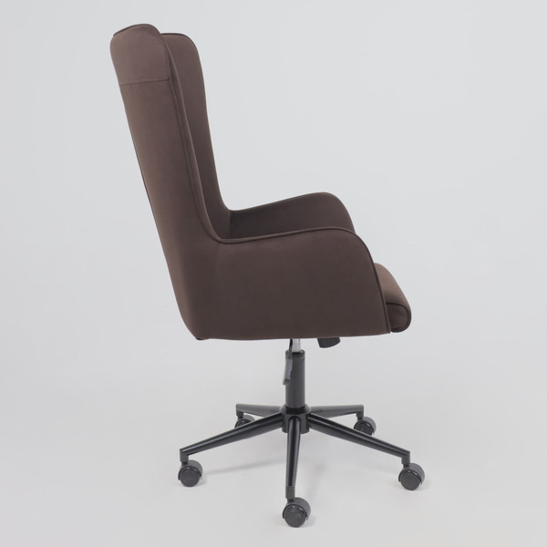 Изображение товара Кресло офисное AksHome Bella XL  (Black/Velutto 24/велюр/темный шоколад)