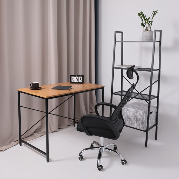 Изображение товара Кресло офисное AksHome Consul New (ткань/сетка, черный/с подголовником)