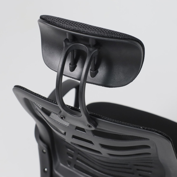 Изображение товара Кресло офисное AksHome Consul New (ткань/сетка, черный/с подголовником)