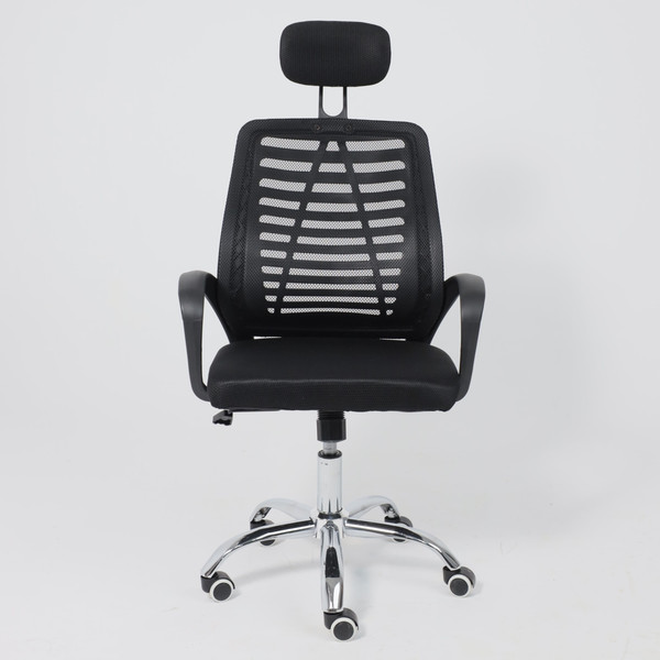 Изображение товара Кресло офисное AksHome Consul New (ткань/сетка, черный/с подголовником)