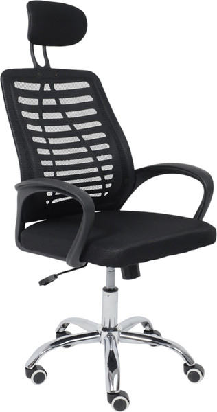 Изображение товара Кресло офисное AksHome Consul New (ткань/сетка, черный/с подголовником)