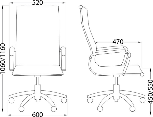 Изображение товара Кресло офисное AksHome Evelin (экокожа, бежевый)