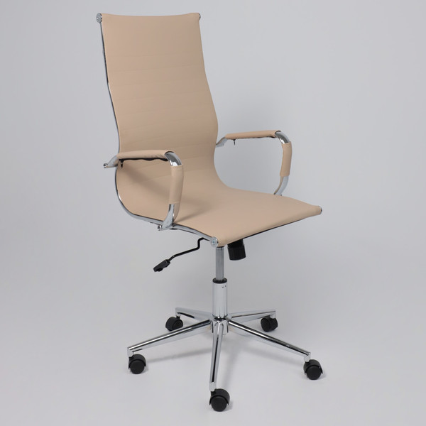 Изображение товара Кресло офисное AksHome Evelin (экокожа, бежевый)