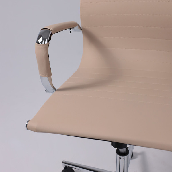 Изображение товара Кресло офисное AksHome Evelin (экокожа, бежевый)