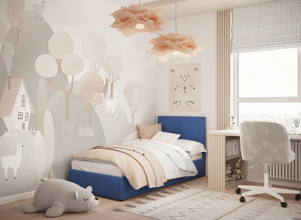 Изображение товара Односпальная кровать Moon Family 1261 / MF012095