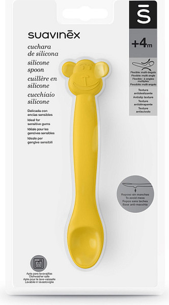 Изображение товара Ложка для кормления Suavinex Monkey Yellow S Monkey Spoon Yellow L3 IT 401353