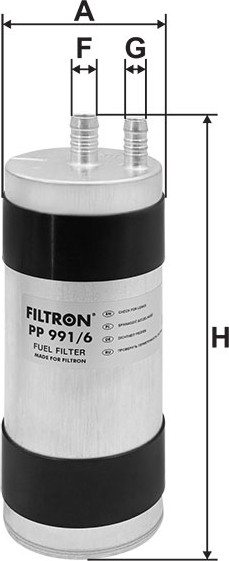 Изображение товара Топливный фильтр Filtron PP991/6