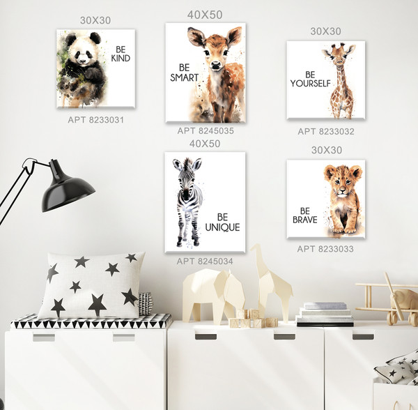 Изображение товара Картина Stenova Home Be Yourself 8233031 (30x30)