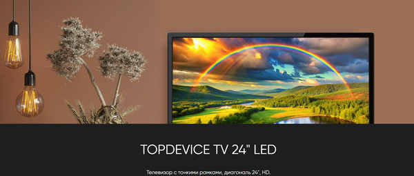 Изображение товара Телевизор Topdevice 24" TDTV24BN02HBK