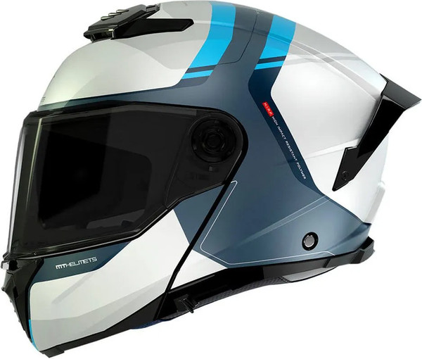 Изображение товара Мотошлем MT Helmets Atom 2 SV Emalla (S, синий/белый)
