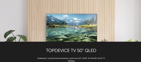 Изображение товара Телевизор Topdevice 50" TDTV50CQ08UBK