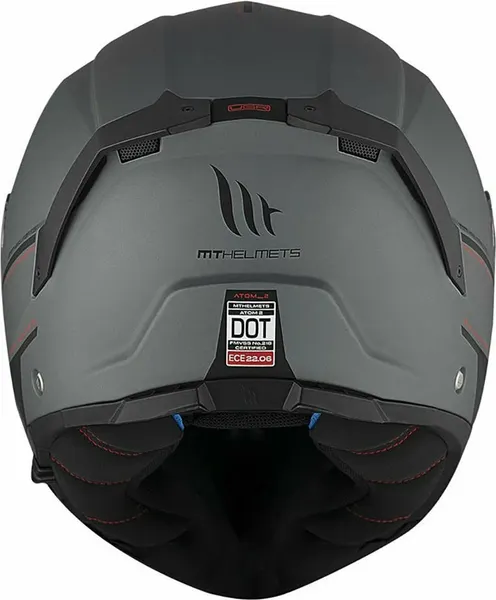 Изображение товара Мотошлем MT Helmets Atom 2 SV Solid (S, матовый титан)