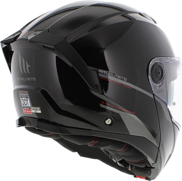 Изображение товара Мотошлем MT Helmets Atom 2 SV Solid (XL, глянцевый черный)