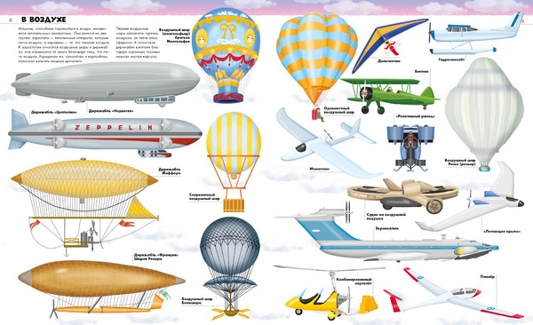 Изображение товара Энциклопедия CLEVER Самолеты, корабли, ракеты, твердая обложка (Барсотти Иллария)