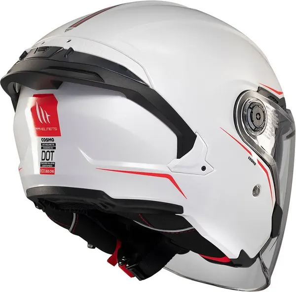 Изображение товара Мотошлем MT Helmets Cosmo SV Solid (XS, глянцевый белый)