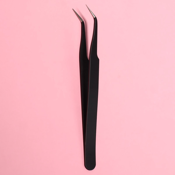 Изображение товара Пинцет для наращивания ресниц Queen Fair 1505322 (черный)