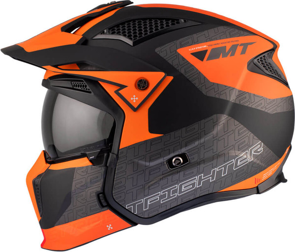 Изображение товара Мотошлем MT Helmets Streetfighter SV Totem (L, матовый оранжевый)