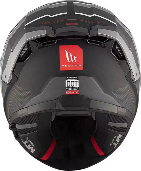 Изображение товара Мотошлем MT Helmets Thunder 4 SV R25 (M, матовый черный/серый)