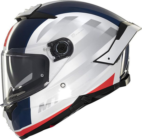 Изображение товара Мотошлем MT Helmets Thunder 4 SV Treads (M, глянцевый белый/синий)