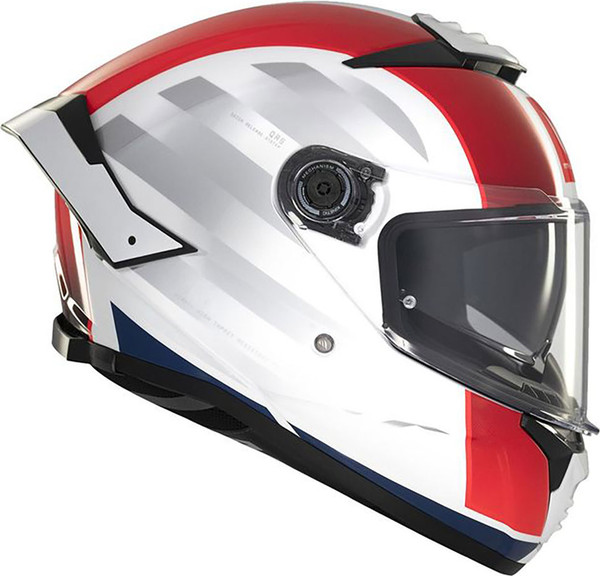 Изображение товара Мотошлем MT Helmets Thunder 4 SV Treads (M, глянцевый белый/синий)