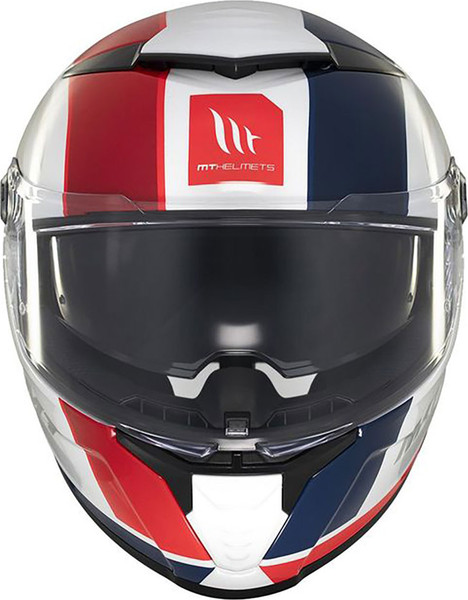 Изображение товара Мотошлем MT Helmets Thunder 4 SV Treads (M, глянцевый белый/синий)