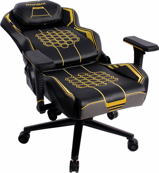 Изображение товара Кресло геймерское Brabix GM-180 / 532953 (черный/желтый)