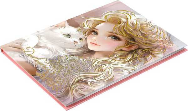 Изображение товара Дневничок Феникс+ Блондинка с котом / 70164