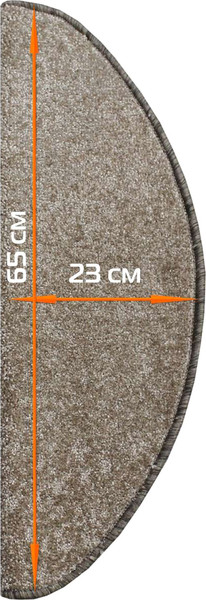 Изображение товара Набор ковриков для лестницы MATEX My Step / 54-672 (5шт, темно-бежевый)