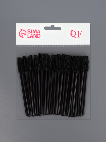 Изображение товара Набор щеточек для ресниц Queen Fair 10692146 (50шт, черный)