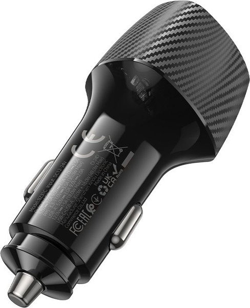 Изображение товара Адаптер питания автомобильный Borofone BZ31C (черный)