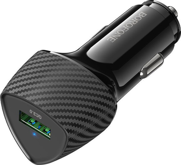 Изображение товара Адаптер питания автомобильный Borofone BZ31 (черный)