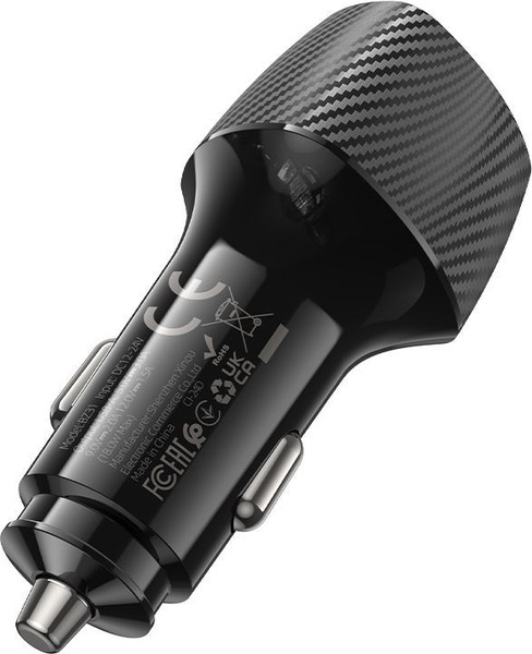 Изображение товара Адаптер питания автомобильный Borofone BZ31 (черный)