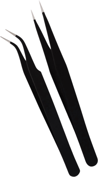 Изображение товара Пинцет для наращивания ресниц Queen Fair 3967580 (2шт)