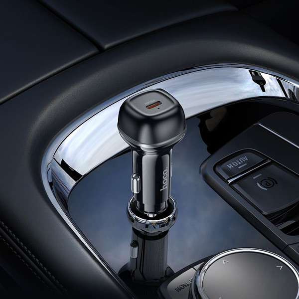 Изображение товара Адаптер питания автомобильный Hoco Z58 (черный)