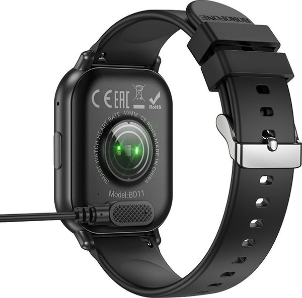 Изображение товара Зарядный кабель Borofone BD11 для смарт-часов (черный)