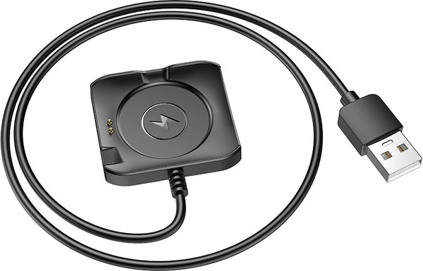 Изображение товара Зарядный кабель Hoco Y28 для смарт-часов (черный)