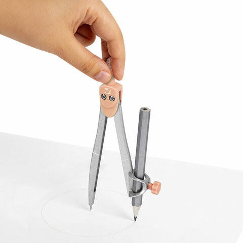 Изображение товара Готовальня Brauberg School Kit / 210717 (персиковый)